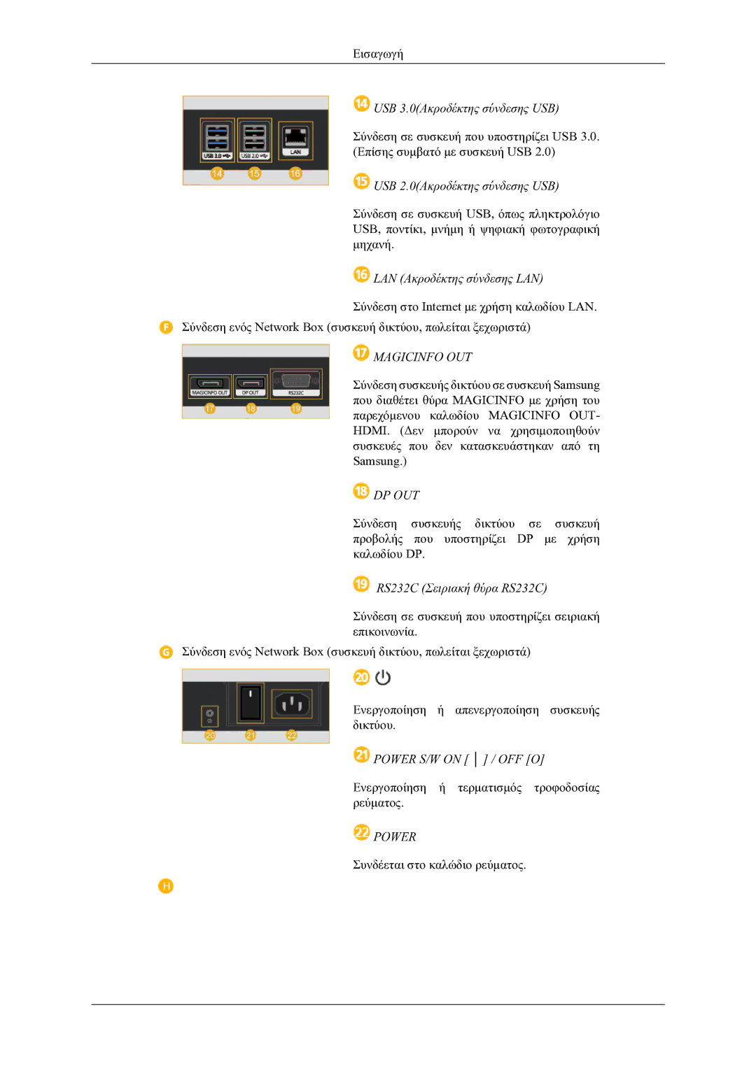 Samsung LH46OLBPPGC/EN manual Magicinfo OUT 