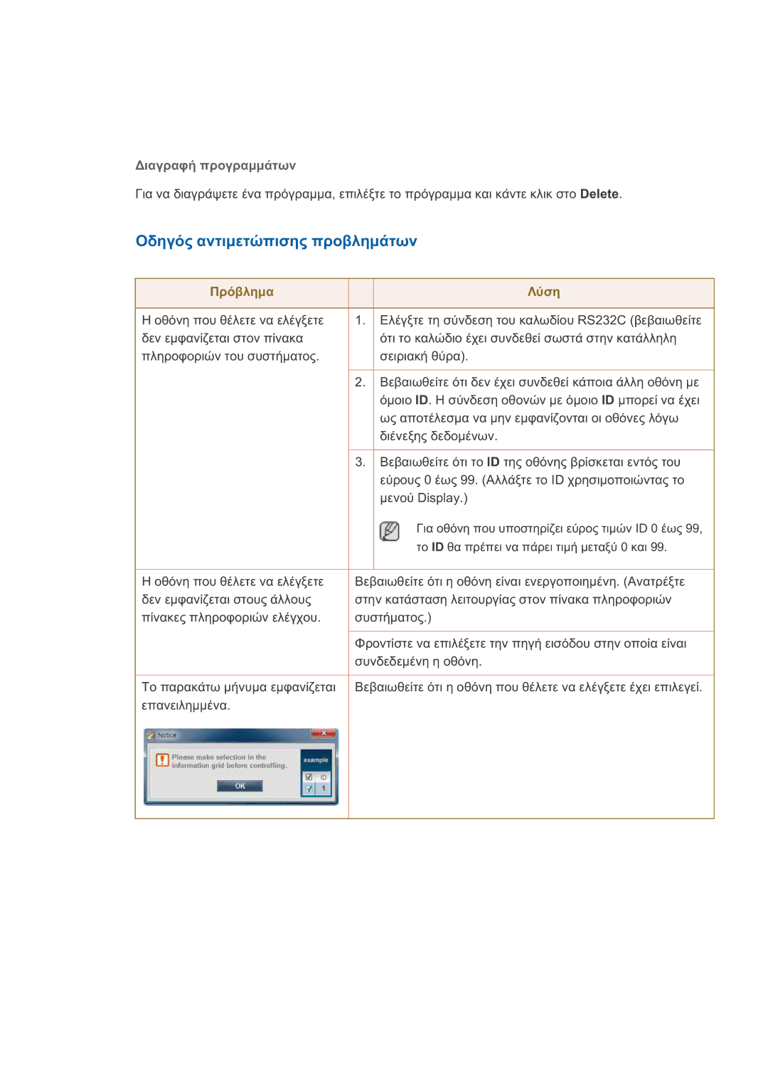 Samsung LH46OLBPPGC/EN manual Display 