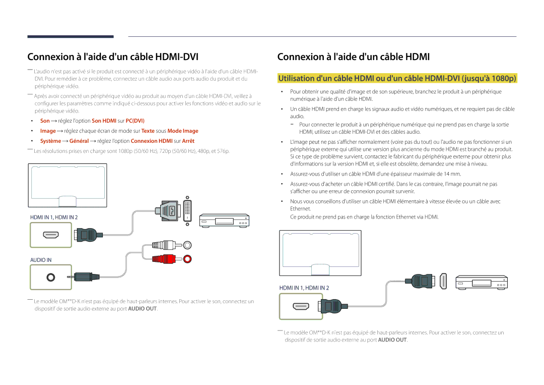 Samsung LH46OMDPWBC/EN, LH75OMDPWBC/EN, LH75OMDPKBC/EN, LH55OMDPWBC/EN, LH46OMDPKBC/EN, LH55OMDPKBC/EN manual Hdmi in 1, Hdmi 