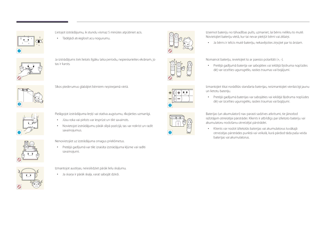 Samsung LH55OMDPKBC/EN, LH46OMDPWBC/EN, LH75OMDPWBC/EN, LH75OMDPKBC/EN, LH55OMDPWBC/EN, LH46OMDPKBC/EN manual 