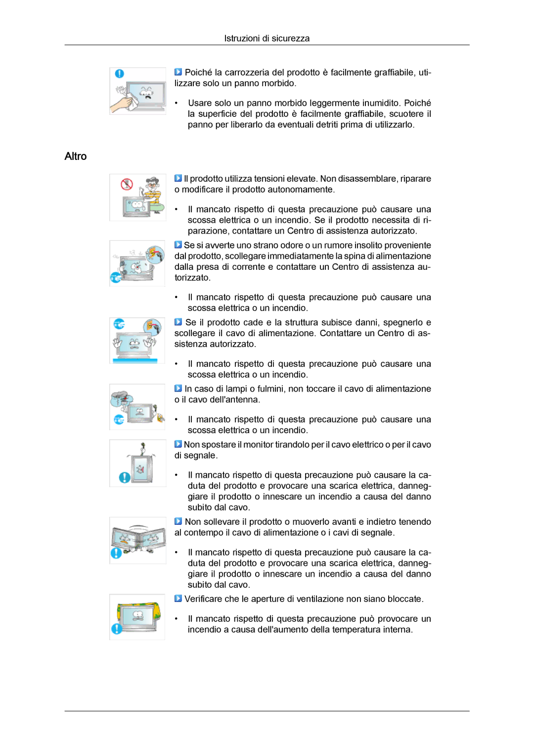 Samsung LH46OUTQGF/EN manual Altro 