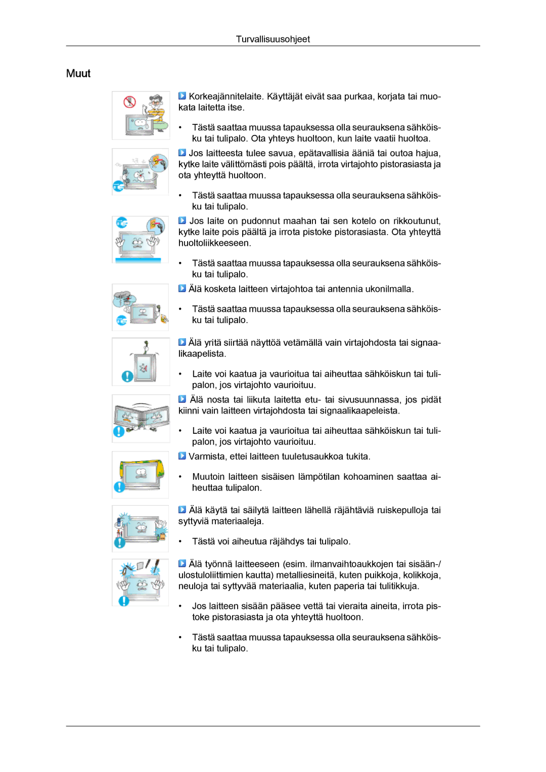 Samsung LH46OUTQGF/EN manual Muut 