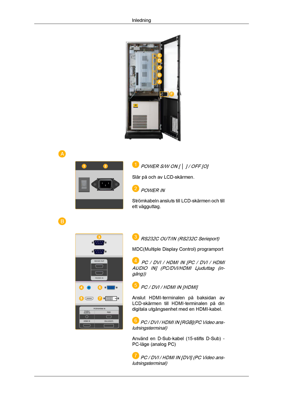 Samsung LH46OUTQGF/EN manual Power 