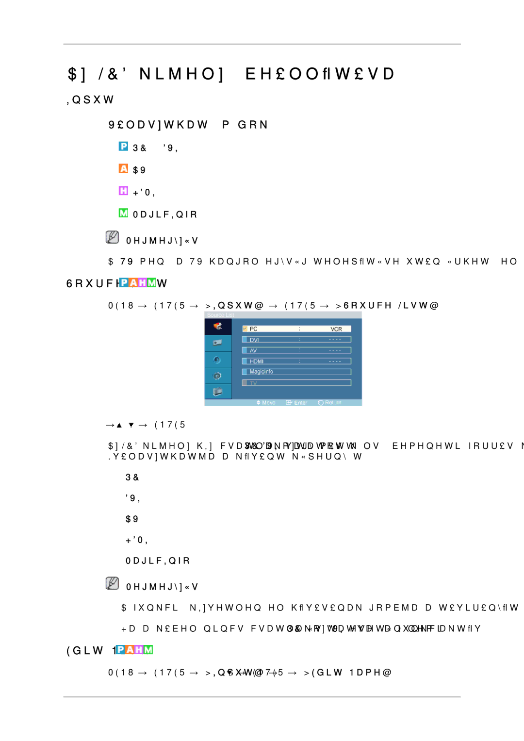 Samsung LH46OUTQGF/EN manual Input Választható módok, Source List, Edit Name 