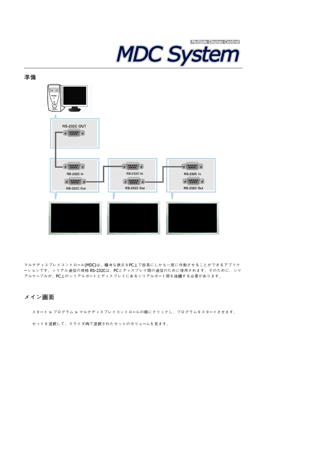 Samsung LH46SOPMBC/XJ, LH46SOTMBC/XJ, LH46SOUQSC/XJ, LH46SOTQSC/XJ, LH46SOUMSC/XJ, LH46SOQMSC/XJ manual Mdc 