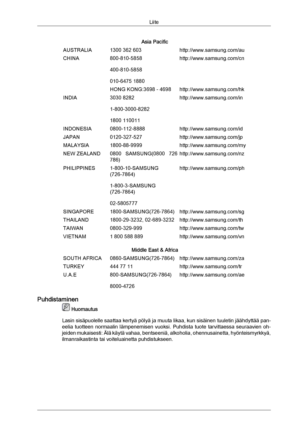 Samsung LH46SOQMSC/EN, LH46SOUMSC/EN, LH46SOPMSC/EN, LH46SOPMSQ/EN manual Australia 