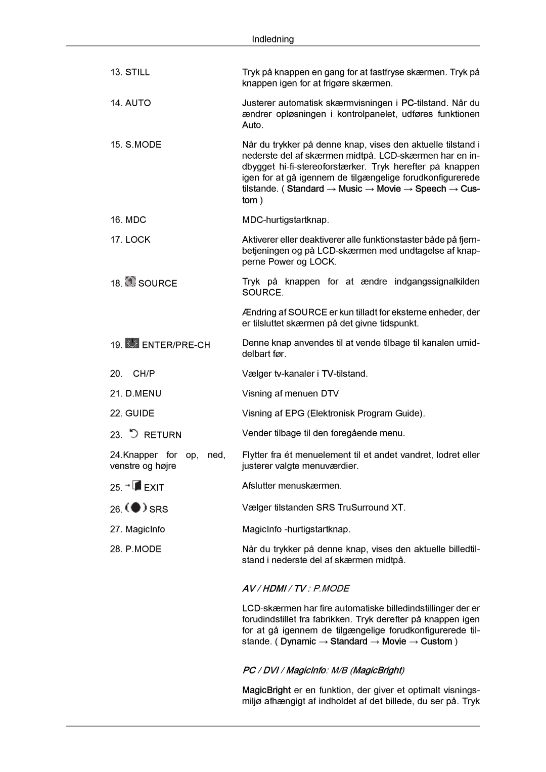 Samsung LH46SOPMSC/EN, LH46SOUMSC/EN, LH46SOQMSC/EN, LH46SOPMSQ/EN manual Guide Return, Tom 