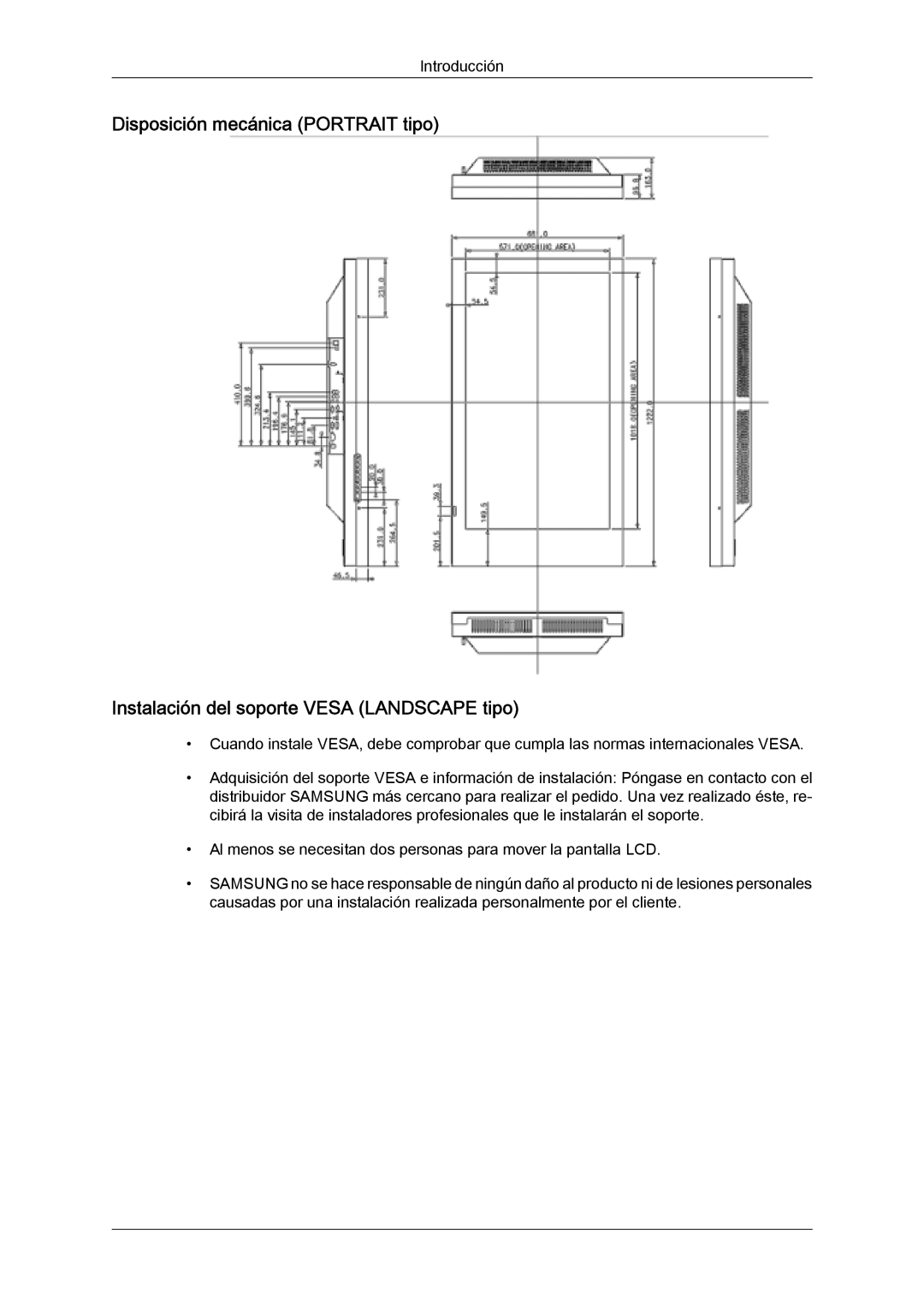 Samsung LH46SOUMSC/EN, LH46SOUQSC/EN, LH46SOTMBC/EN, LH46SOPMBC/EN, LH46SOQMSC/EN, LH46SOPQBC/EN manual Introducción 