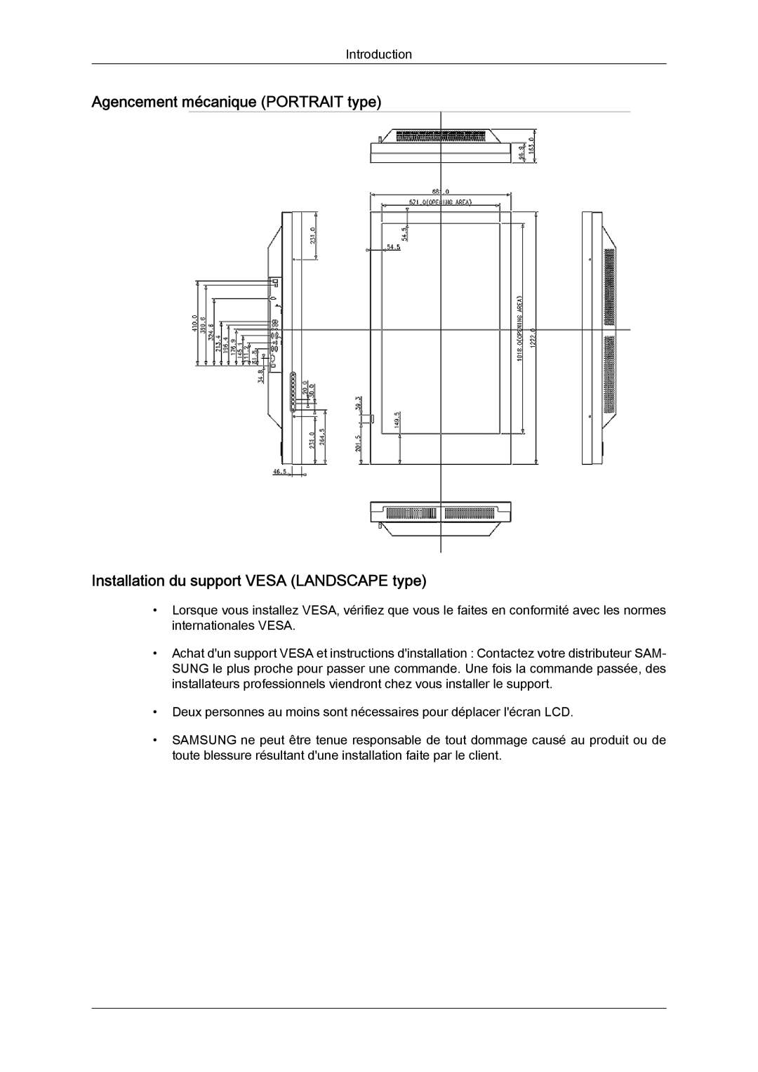 Samsung LH46SOUMSC/EN, LH46SOUQSC/EN, LH46SOTMBC/EN, LH46SOQQSC/EN, LH46SOPMBC/EN, LH46SOTQBC/EN, LH46SOQMSC/EN Introduction 