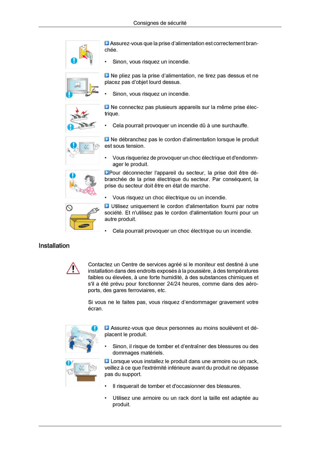 Samsung LH46SOPMBC/EN, LH46SOUQSC/EN, LH46SOTMBC/EN, LH46SOQQSC/EN, LH46SOUMSC/EN, LH46SOTQBC/EN, LH46SOQMSC/EN Installation 