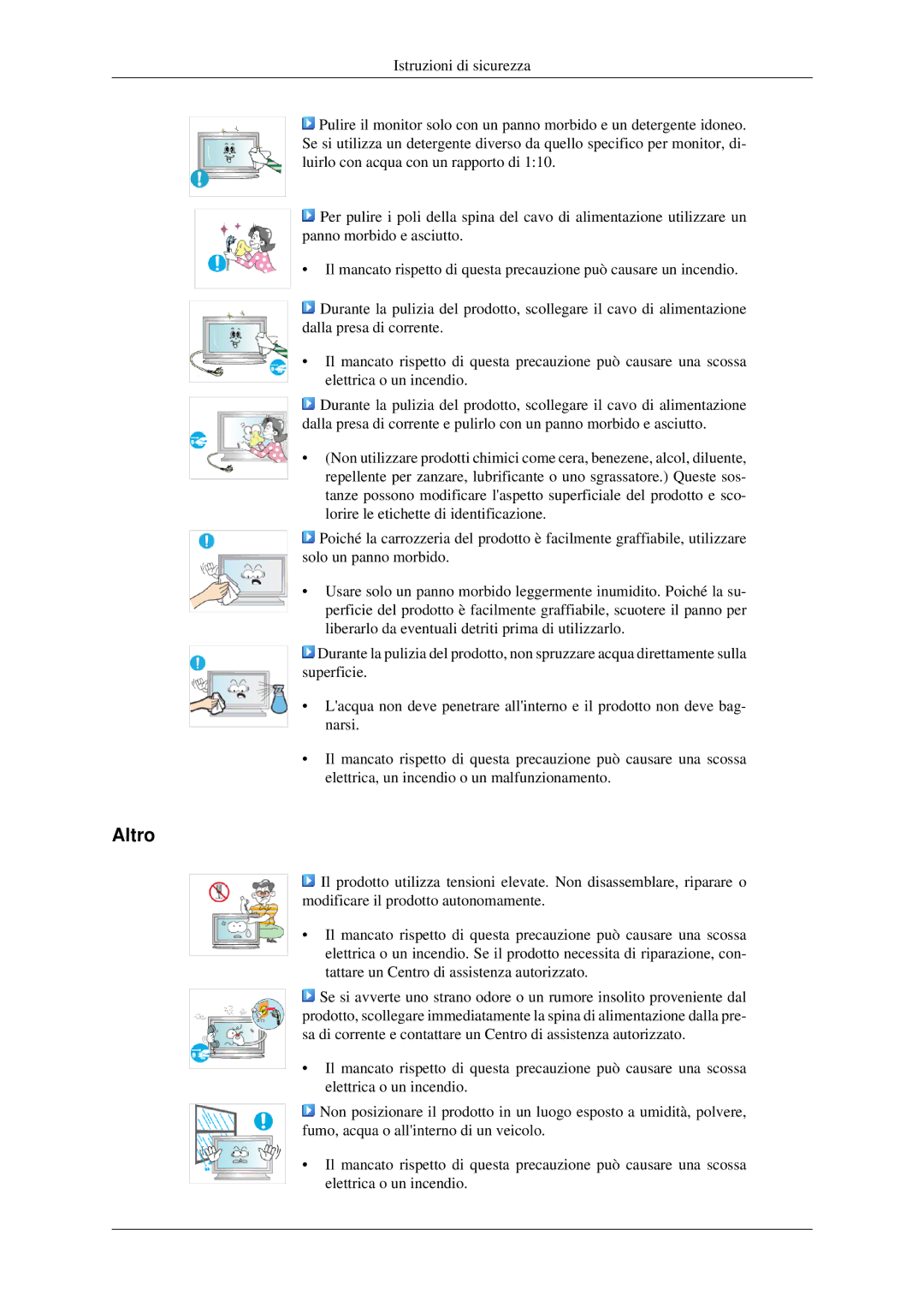 Samsung LH46TCTMBC/EN manual Altro 