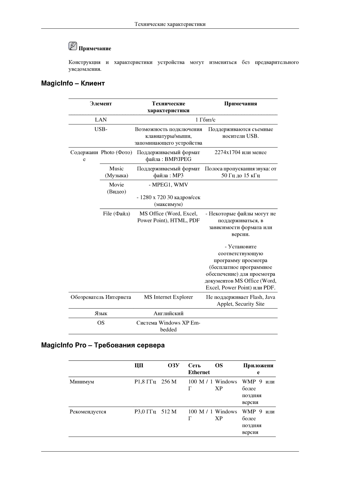 Samsung LH46TCTMBC/EN manual Lan 