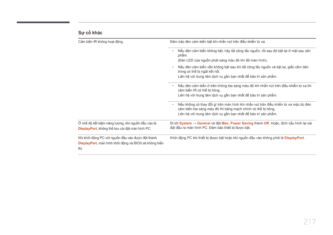 Samsung LH55UDCPLBB/XY, LH46UDCPLBB/XY manual 217 