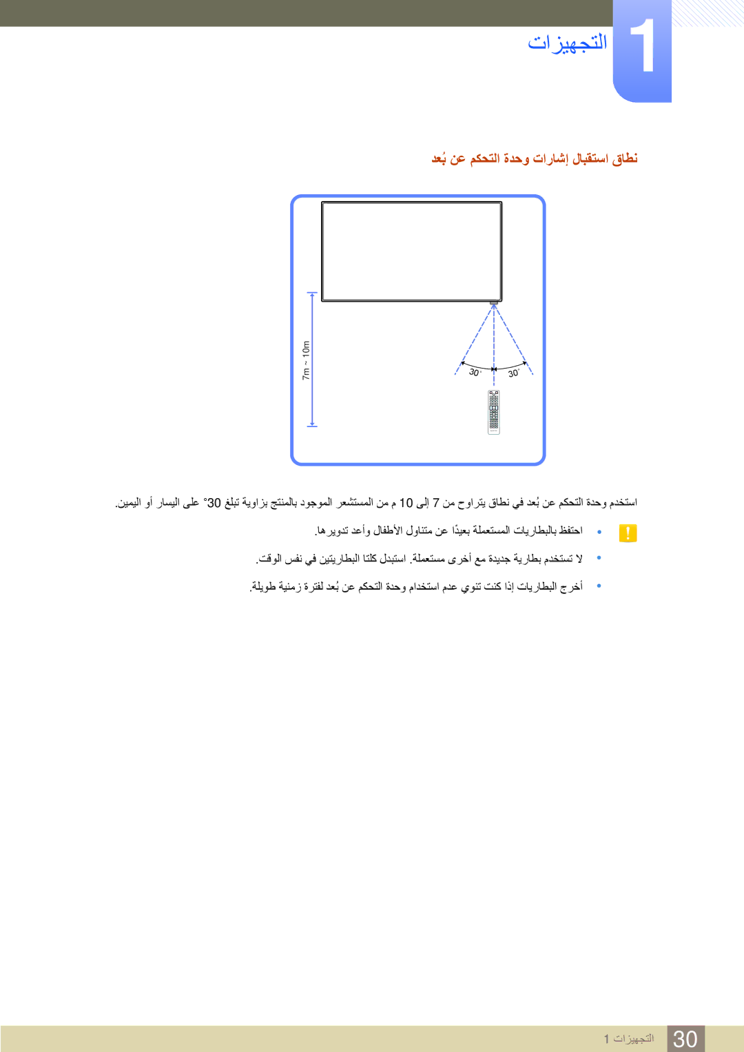 Samsung LH46UEAPLGC/EN, LH55UEPLGC/XY, LH46MEBPLGC/HD, LH40MEBPLGC/XY, LH46UEAPLGC/NG دعبُ نع مكحتلا ةدحو تاراشإ لابقتسا قاطن 