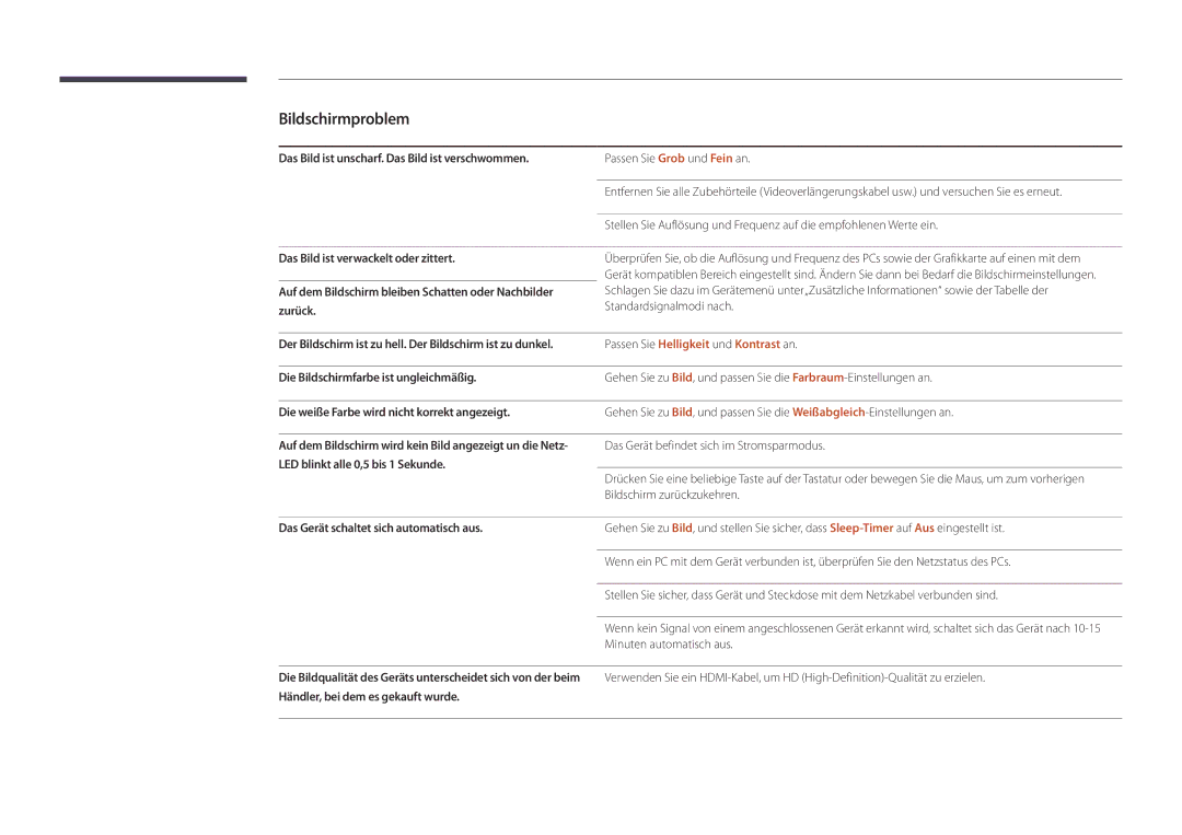 Samsung LH55UEDPLGC/EN, LH46UEDPLGC/EN manual Passen Sie Helligkeit und Kontrast an 