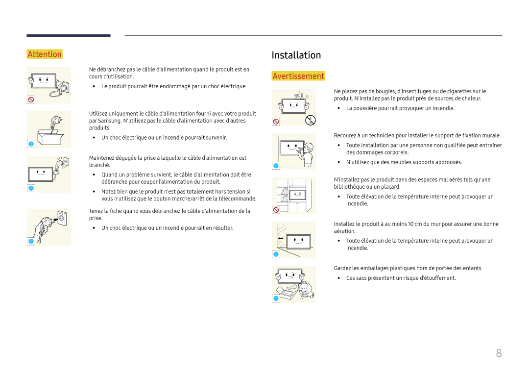 Samsung LH46UHFCLBB/EN manual Installation 