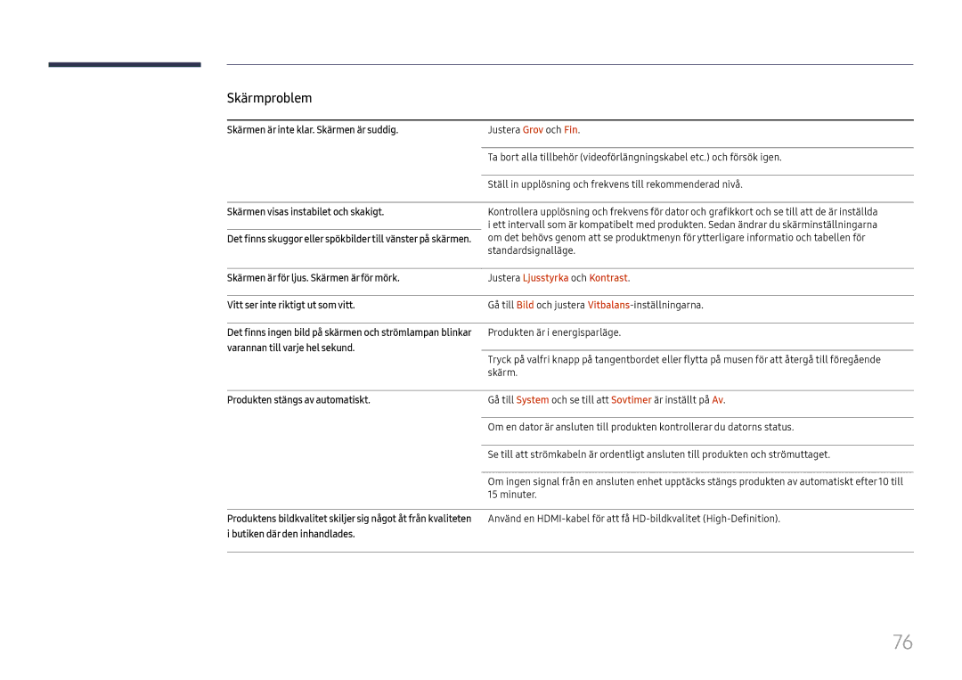 Samsung LH46UHFCLBB/EN manual Justera Ljusstyrka och Kontrast 