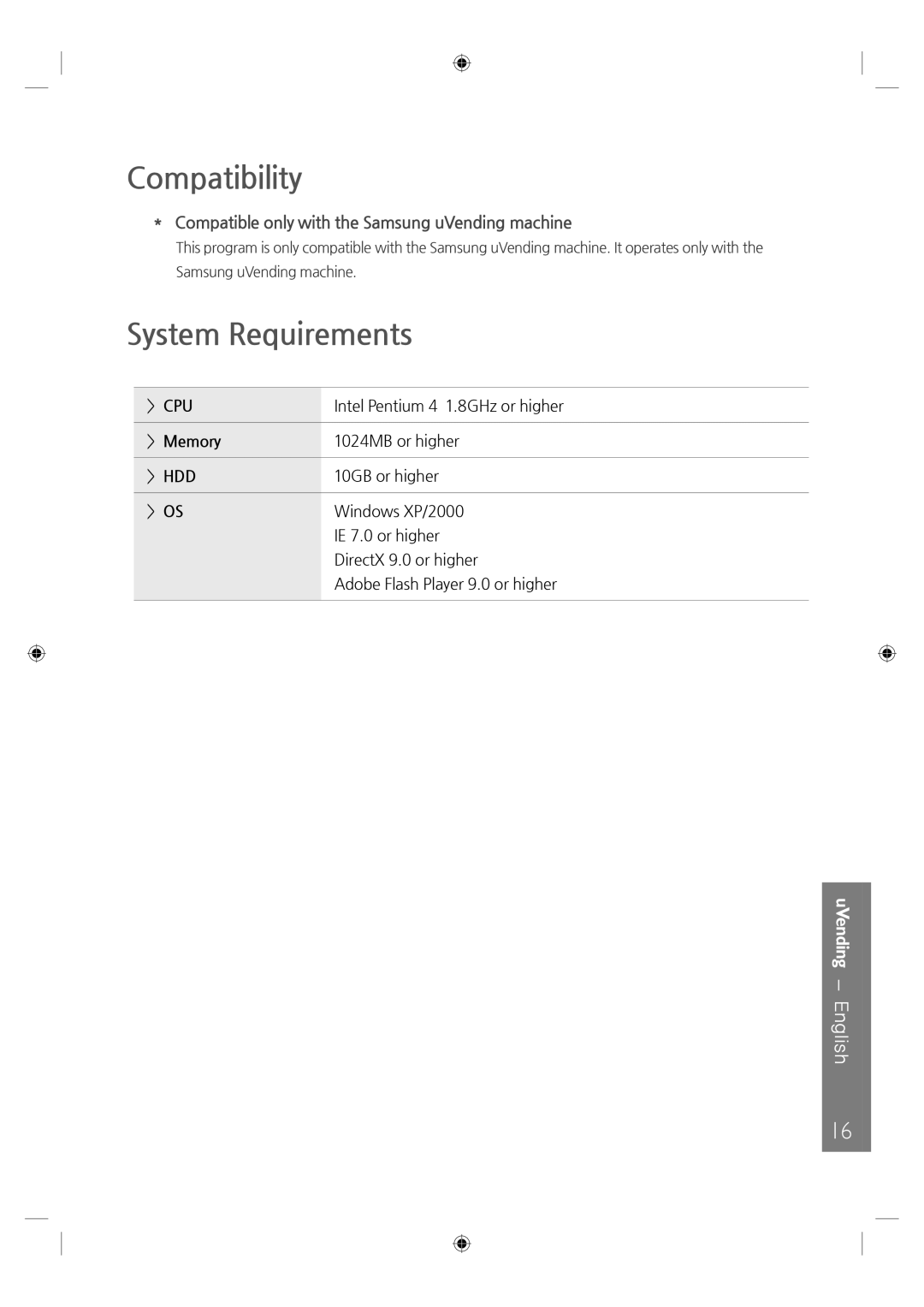 Samsung LH46UTUQBC/EN manual Compatibility, System Requirements 