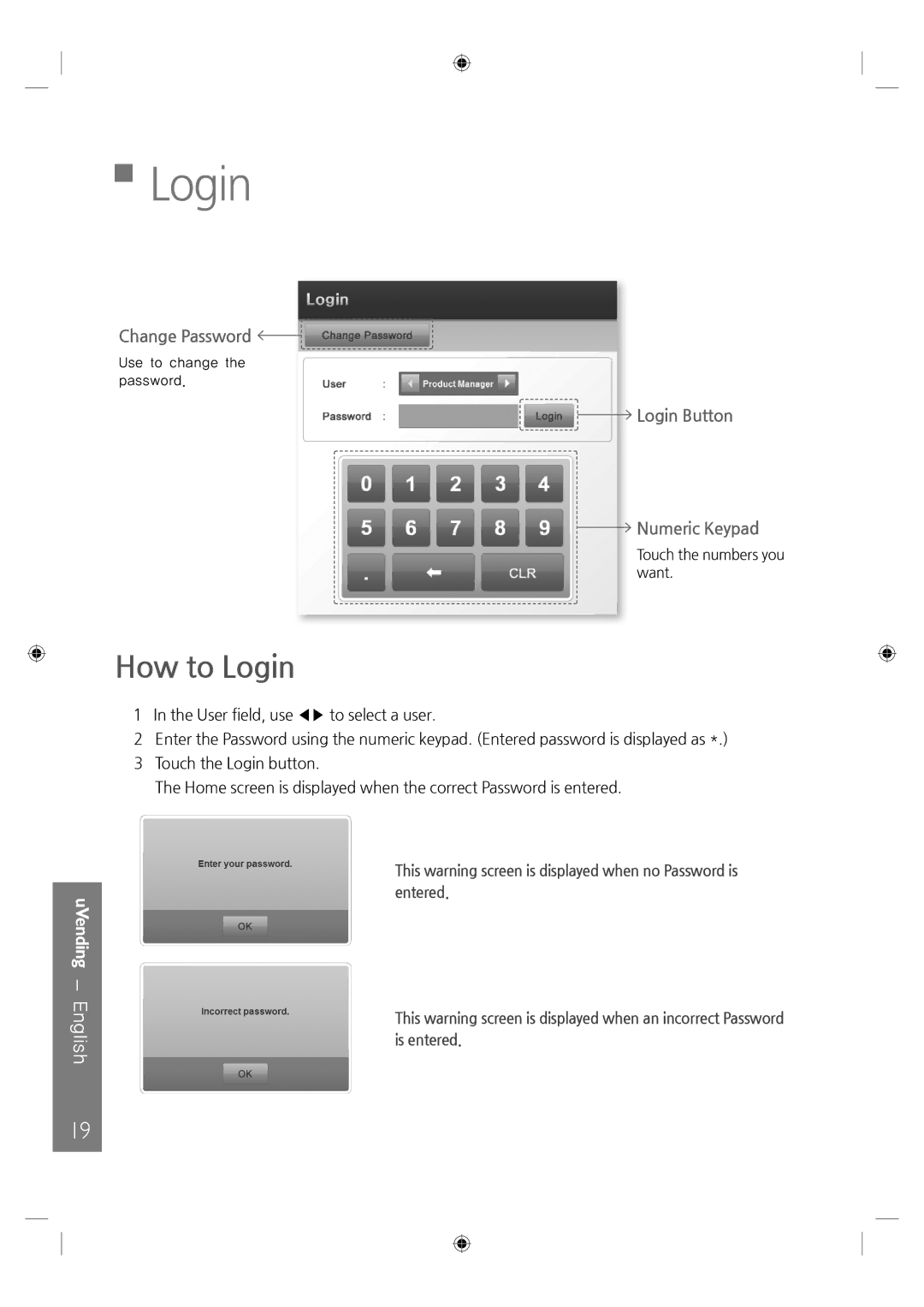 Samsung LH46UTUQBC/EN manual How to Login 