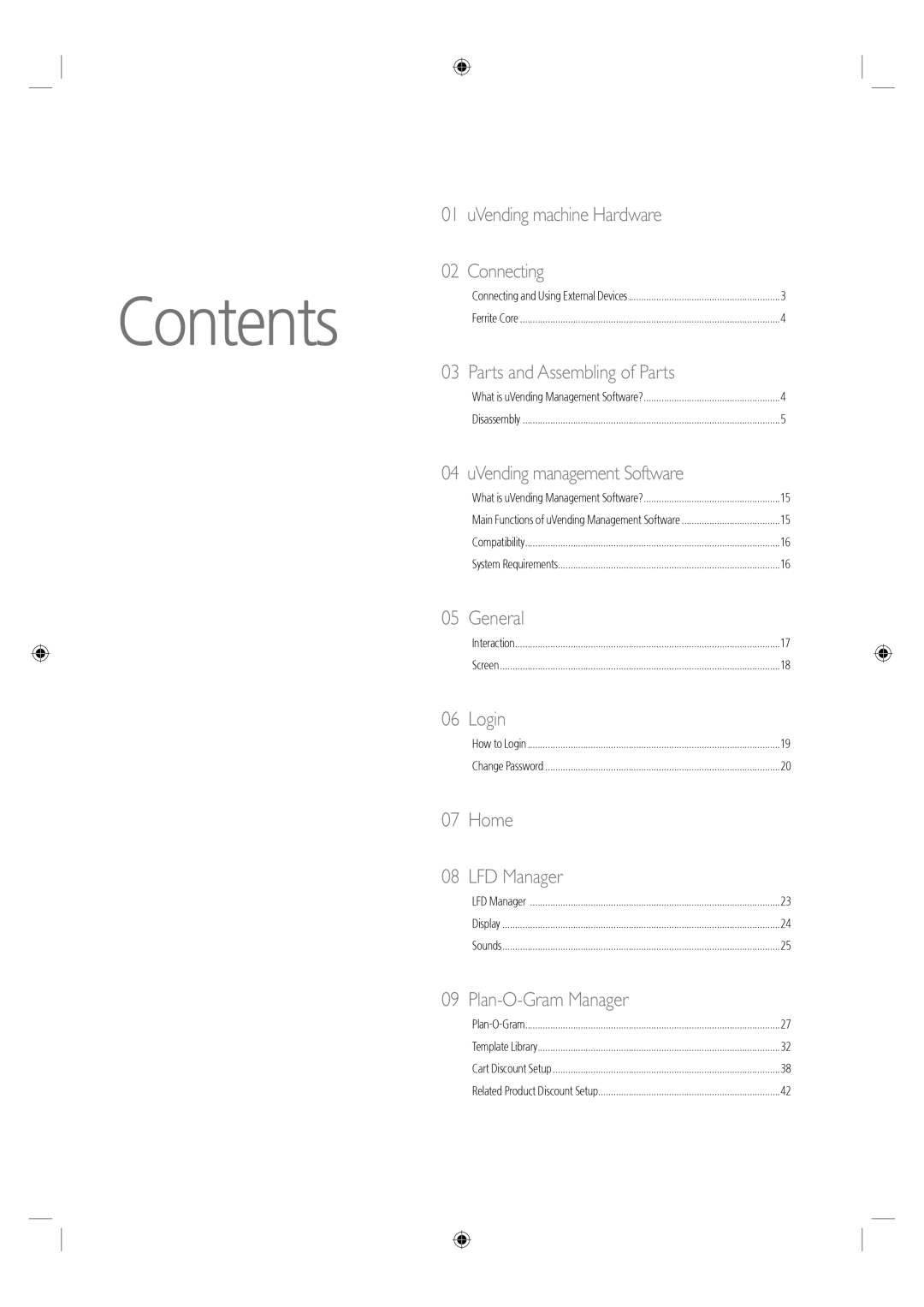 Samsung LH46UTUQBC/EN manual Contents 