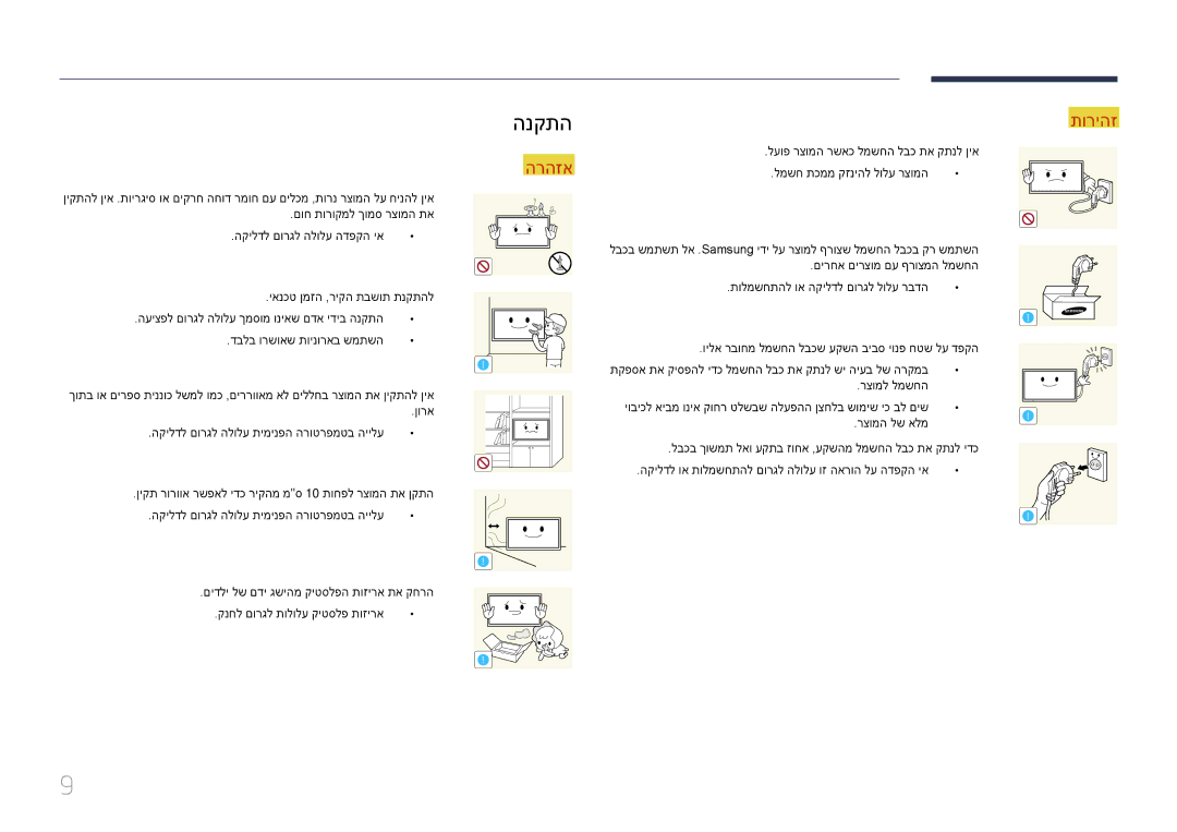 Samsung LH65DMEPLGC/CH, LH48DMEPLGC/EN, LH55DMEPLGC/EN, LH40DMEPLGC/EN, LH55DHEPLGC/EN הנקתה, םוח תורוקמל ךומס רצומה תא, ןורא 