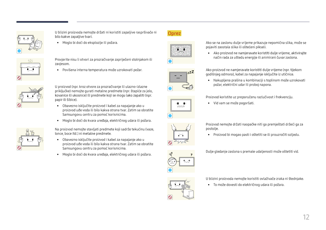 Samsung LH49DCHPLGC/EN manual Papir ili šibice 