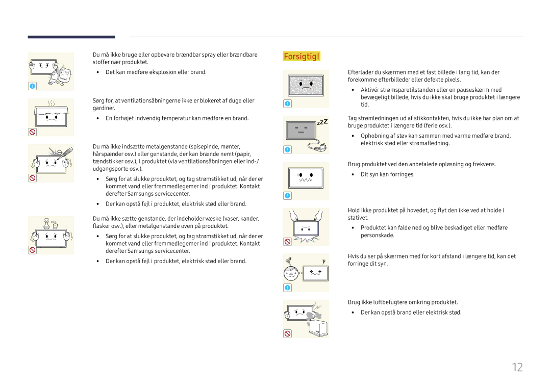 Samsung LH49DCJPLGC/EN, LH43DCJPLGC/EN, LH49DCHPLGC/EN manual Udgangsporte osv 