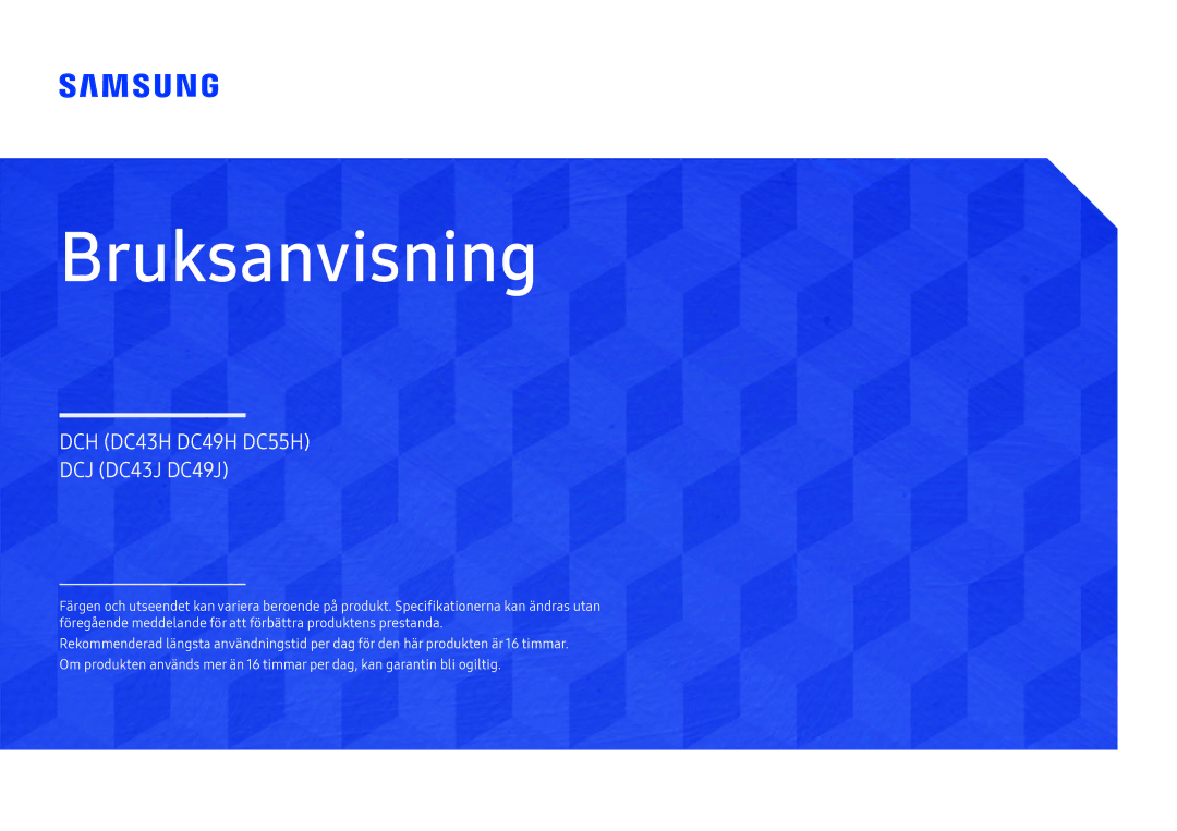 Samsung LH49DCHPLGC/EN manual Upute za korištenje 