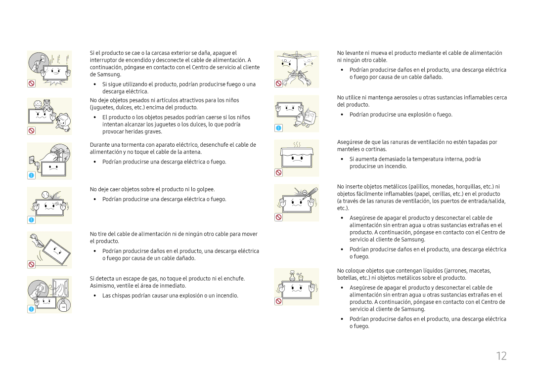 Samsung LH49RMHELGW/EN manual Gas 