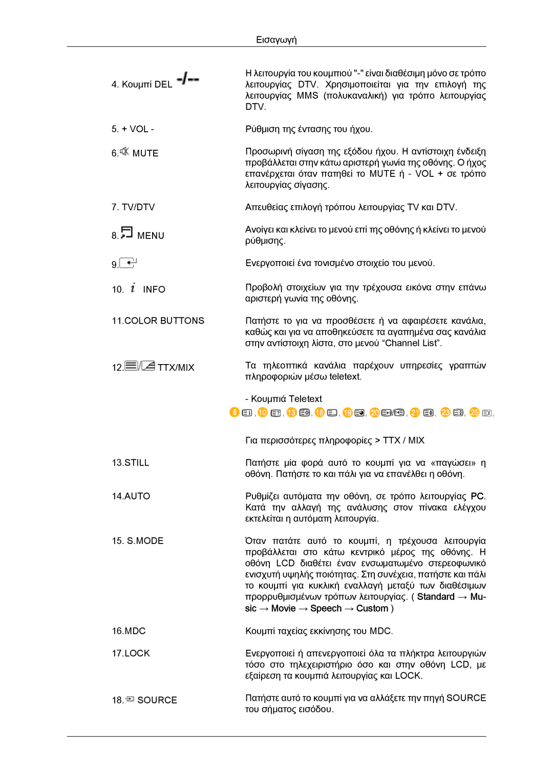 Samsung LH52BPQLBC/EN, LH52BPTLBC/EN, LH52BPPLBC/EN manual Still Auto, Sic → Movie → Speech → Custom 