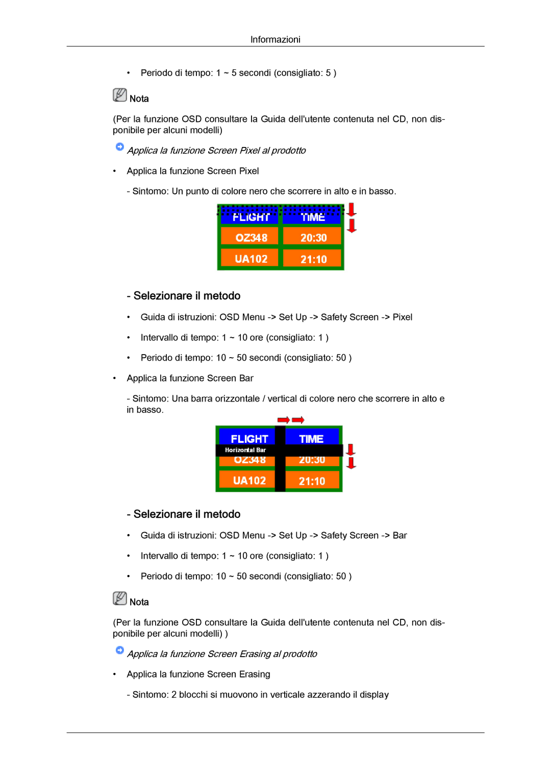 Samsung LH52BPPLBC/EN, LH52BPTLBC/EN manual Applica la funzione Screen Pixel al prodotto 