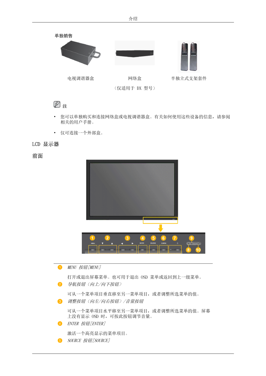 Samsung LH52BPTLBC/EN, LH52BPPLBC/EN manual Lcd 显示器 