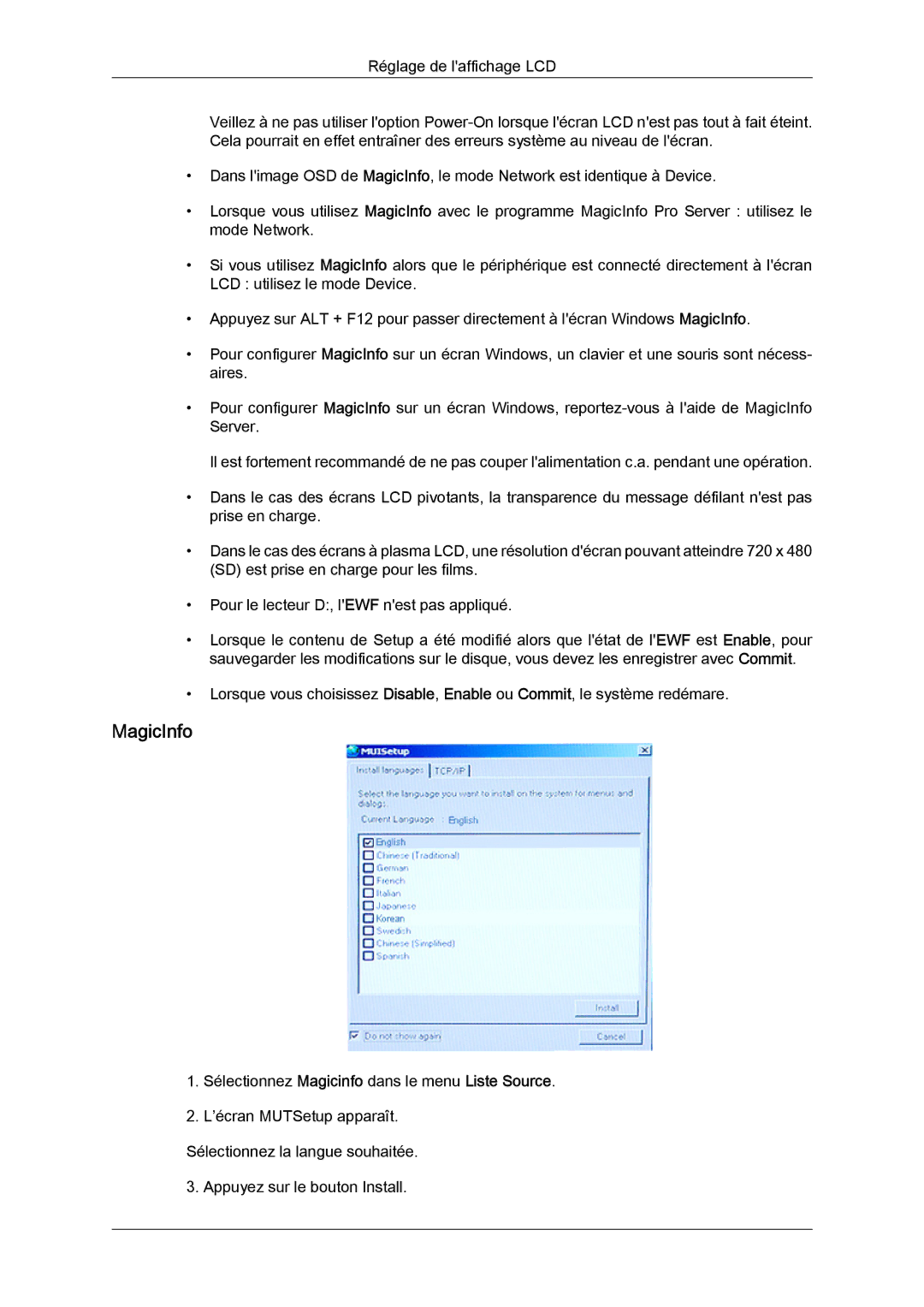 Samsung LH52BPPLBC/EN, LH52BPULBC/EN, LH52BPQLBC/EN, LH52BPTLBC/EN manual MagicInfo 