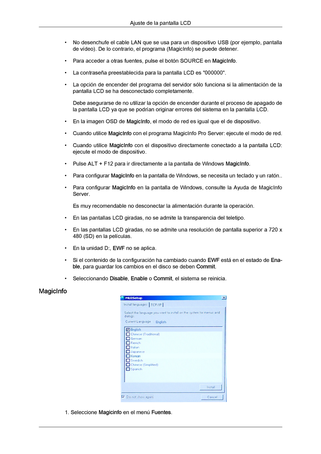 Samsung LH52BPPLBC/EN, LH52BPULBC/EN, LH52BPQLBC/EN, LH52BPTLBC/EN manual MagicInfo 