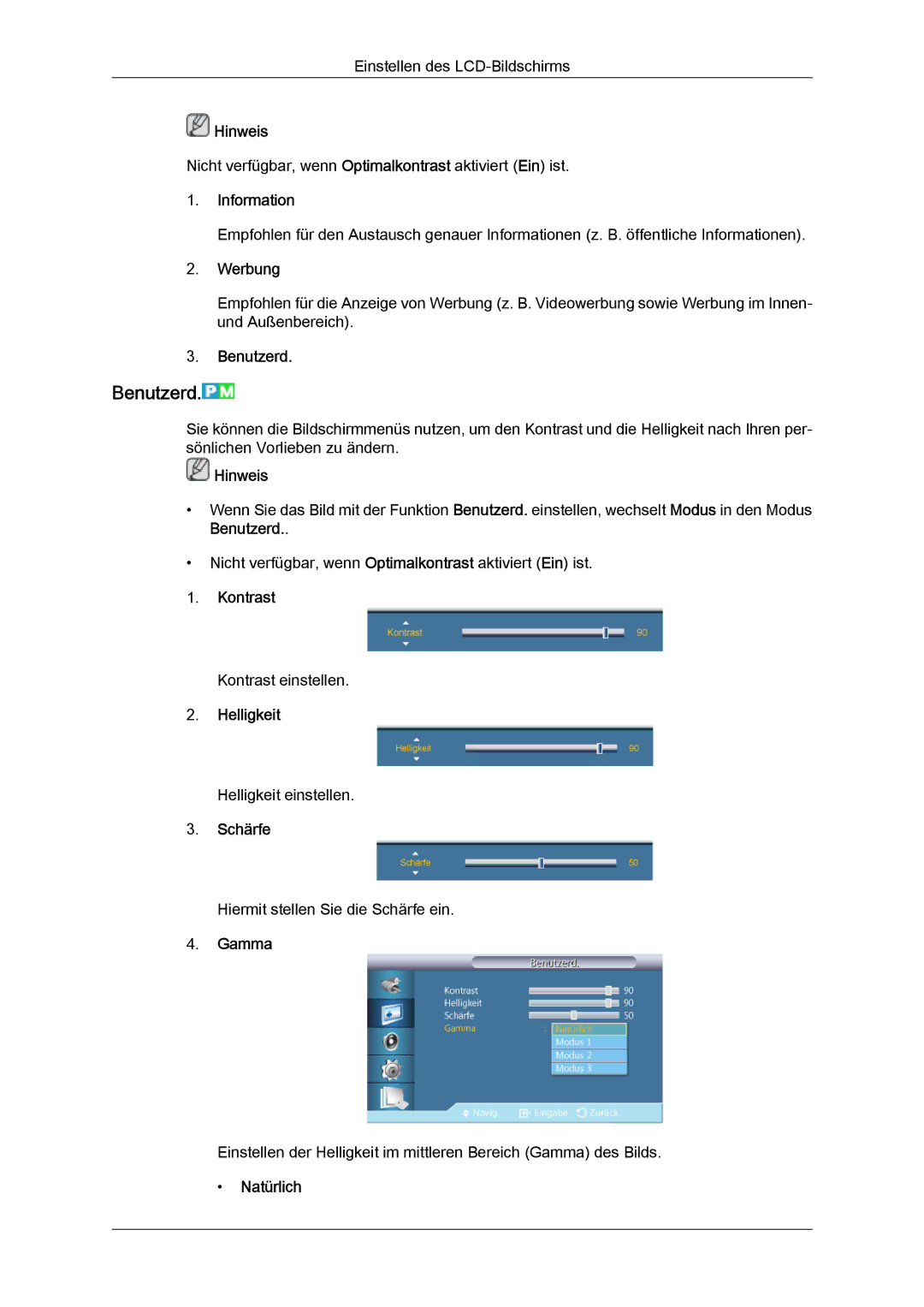 Samsung LH55CSPLBC/EN manual Benutzerd 