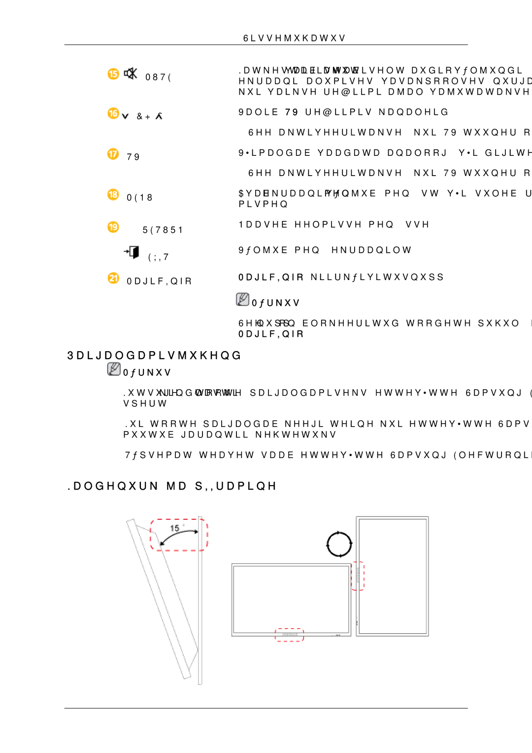 Samsung LH55CSPLBC/EN manual Paigaldamisjuhend, Kaldenurk ja pööramine, MagicInfo 