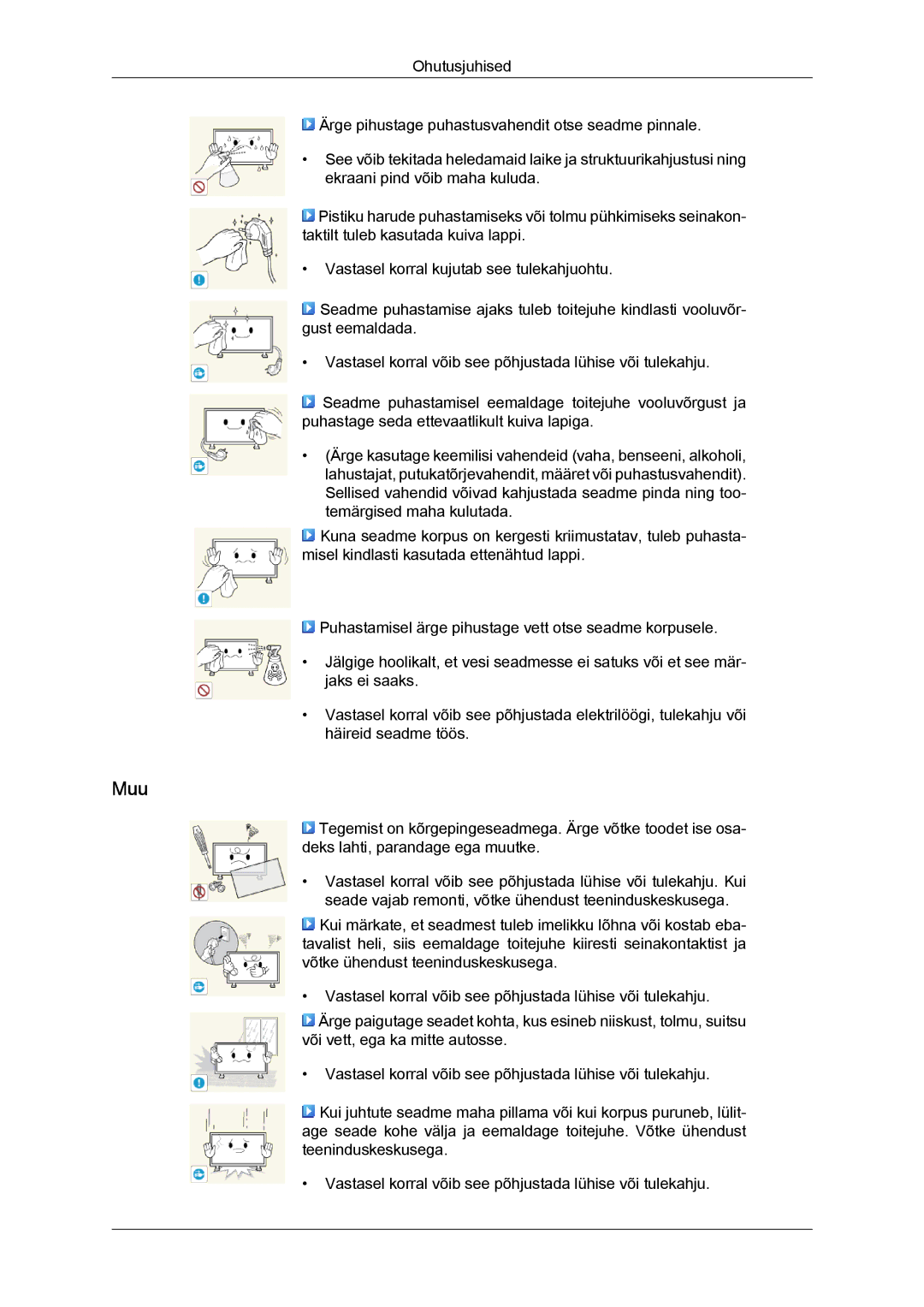 Samsung LH55CSPLBC/EN manual Muu 