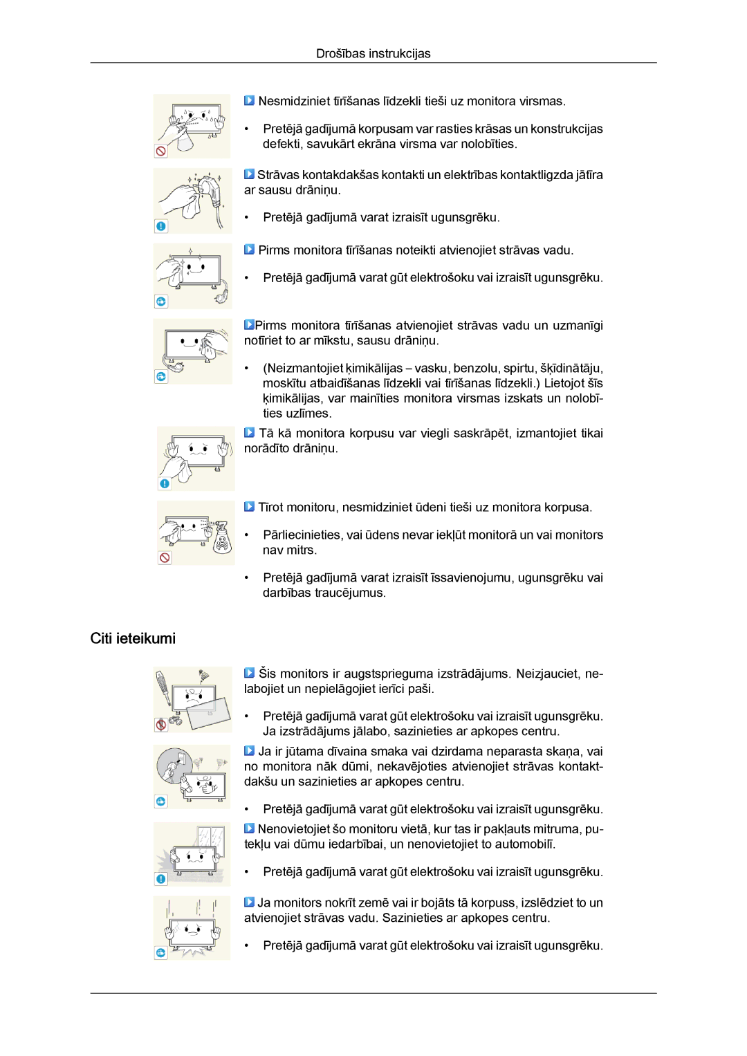 Samsung LH55CSPLBC/EN manual Citi ieteikumi 