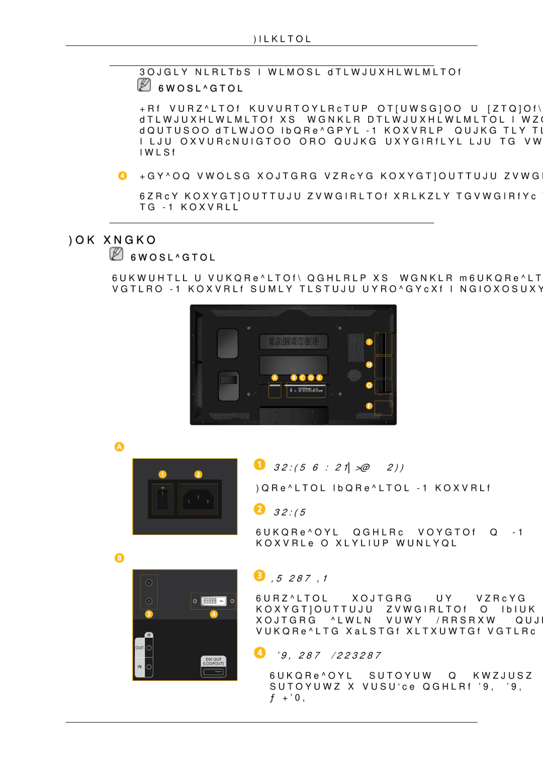 Samsung LH55CSPLBC/EN manual Вид сзади, Ir Out/In 