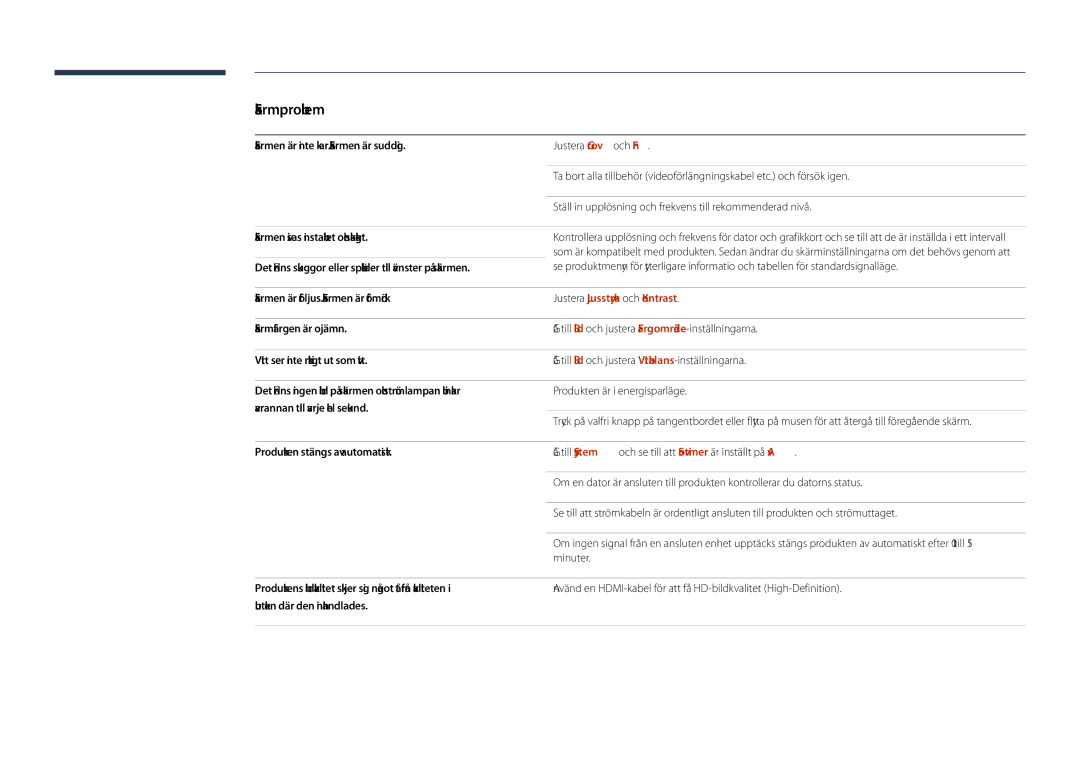 Samsung LH48DHDPLGC/EN, LH55DHDPLGC/EN, LH40DHDPLGC/EN manual Justera Ljusstyrka och Kontrast 