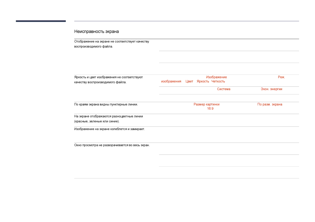 Samsung LH40DHDPLGC/EN, LH55DHDPLGC/EN, LH48DHDPLGC/EN manual Изображения , Цвет , Яркость и Четкость 