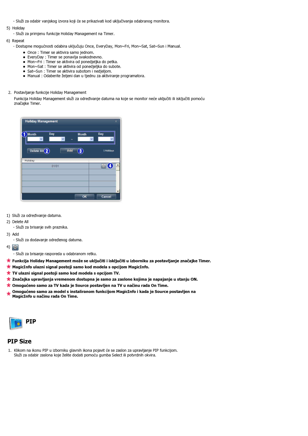 Samsung LH55LBPLBC/EN manual Pip 