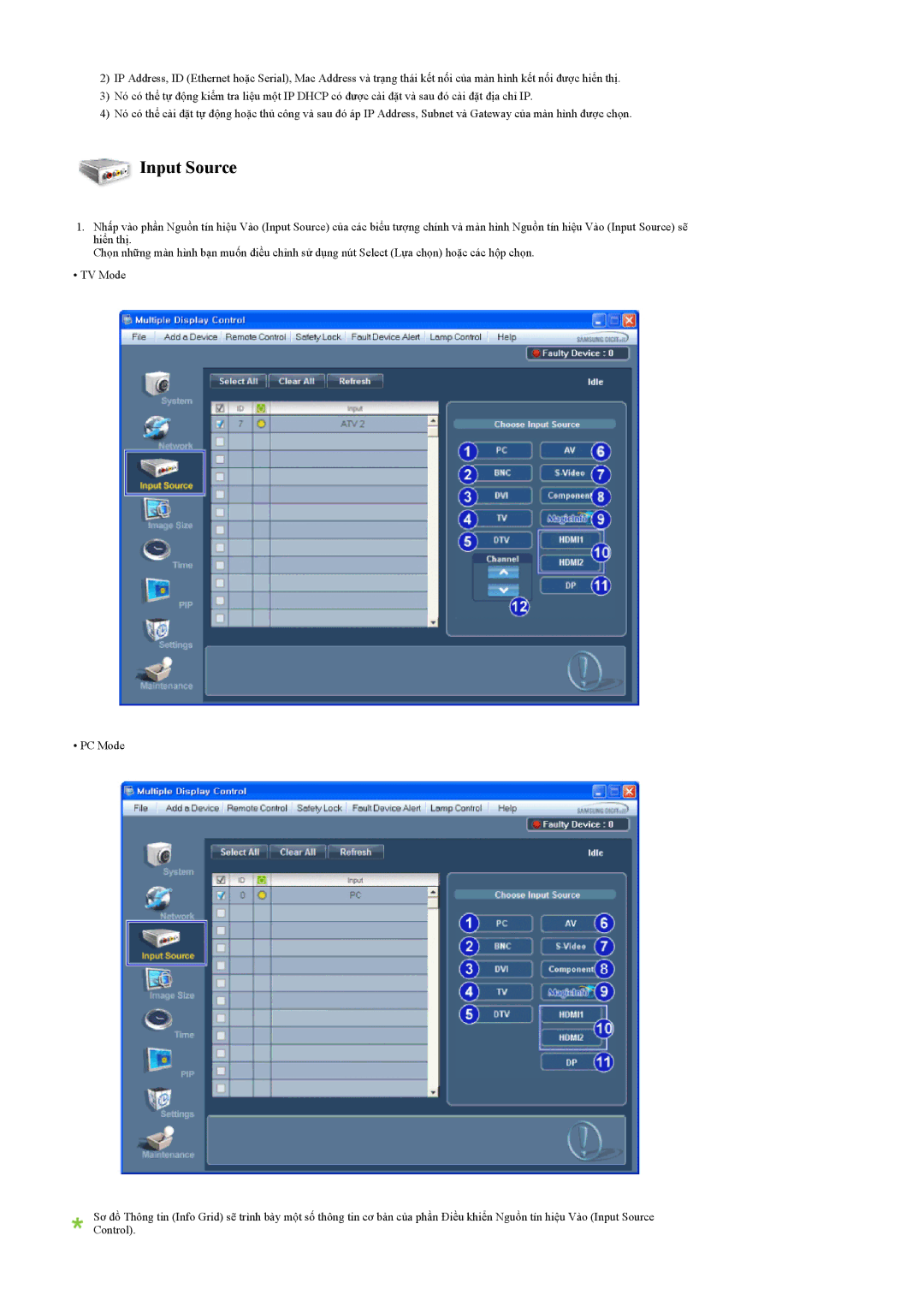 Samsung LH55LBPLBC/XY manual Input Source 