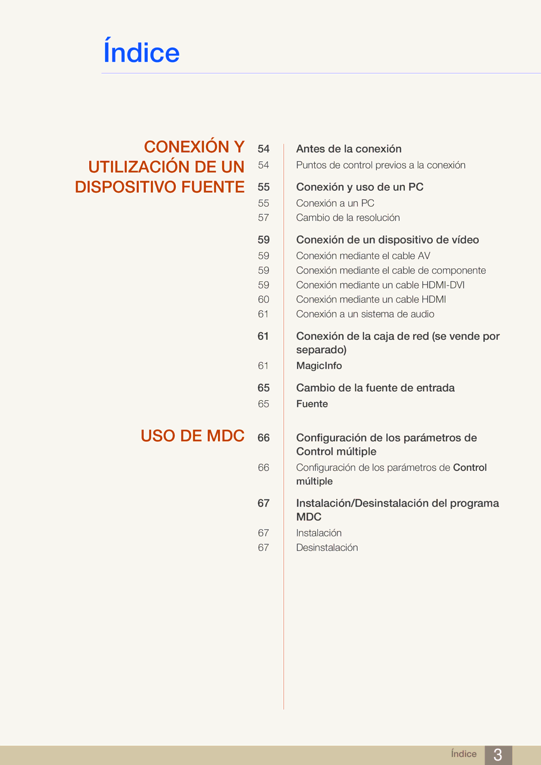 Samsung LH32MDBPLGC/EN, LH55MDBPLGC/EN, LH40MDBPLGC/EN, LH46MDBPLGC/EN manual Mdc 