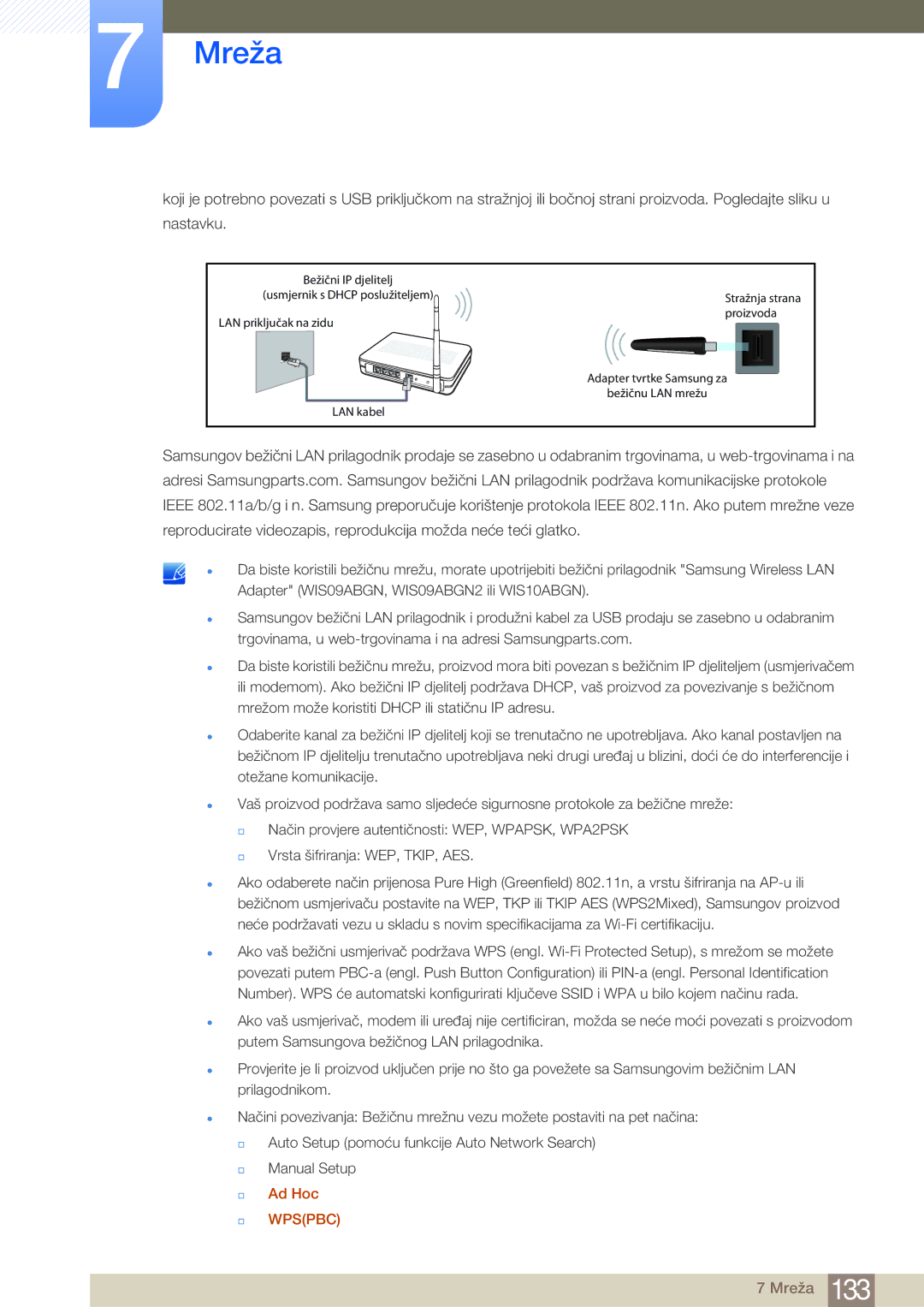 Samsung LH40MDBPLGC/EN, LH55MDBPLGC/EN, LH46MDBPLGC/EN manual Ad Hoc 