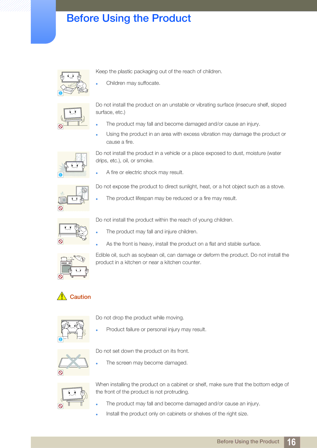 Samsung LH55MEBPLGC/XY, LH55MEBPLGC/EN, LH55MEBPLGC/XS manual Before Using the Product 