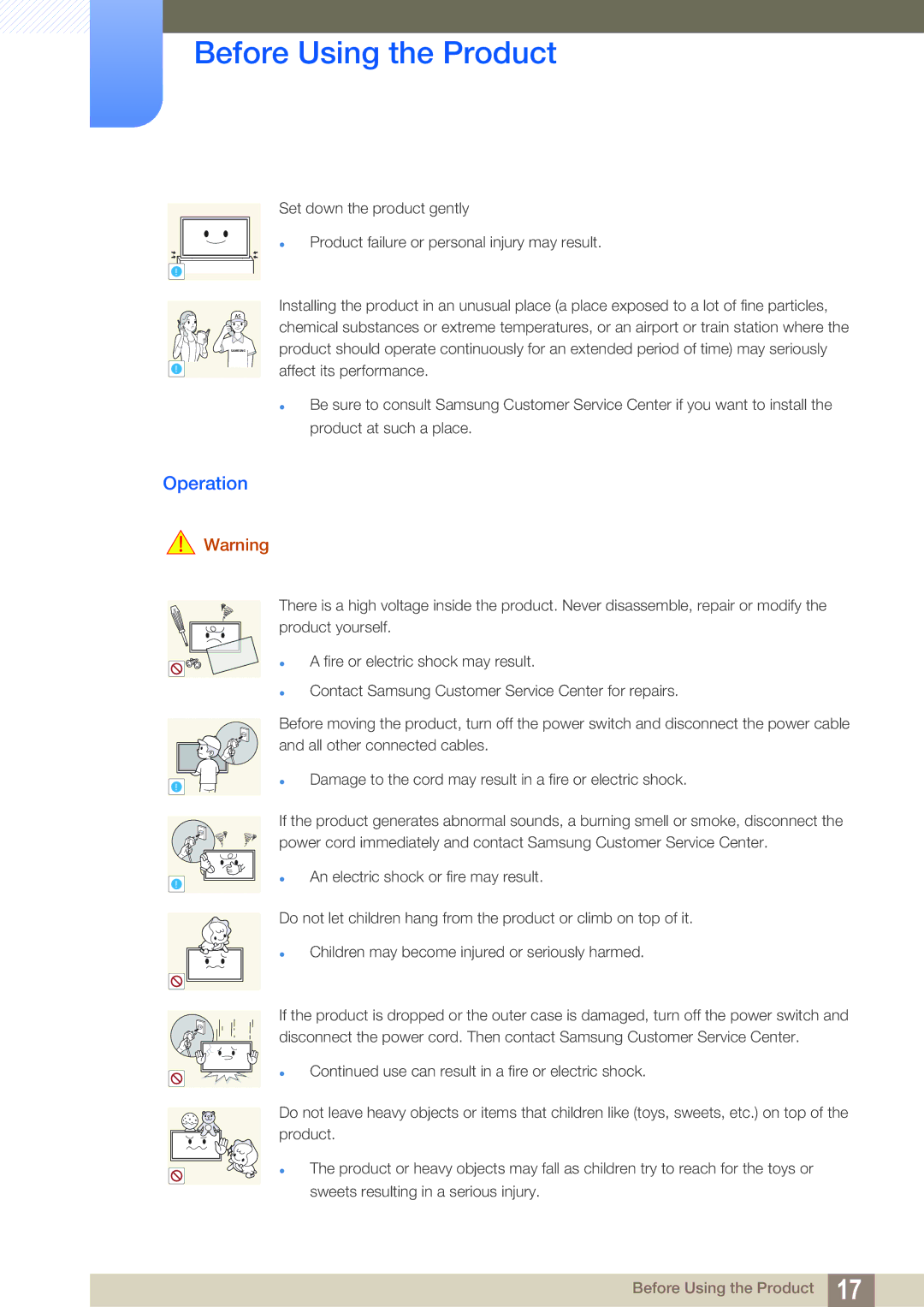 Samsung LH55MEBPLGC/XS, LH55MEBPLGC/EN, LH55MEBPLGC/XY manual Operation 