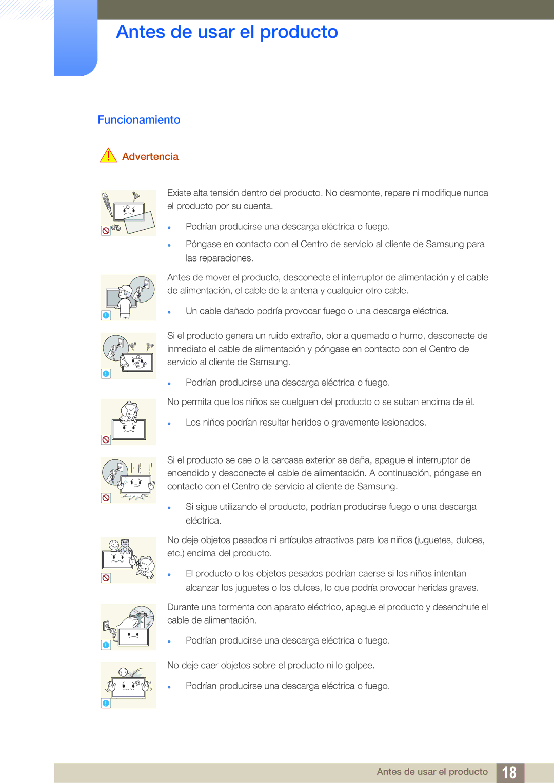 Samsung LH55MEBPLGC/EN manual Funcionamiento 