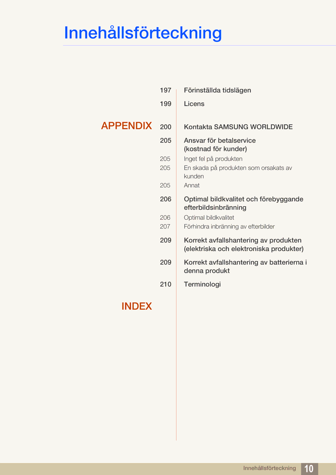 Samsung LH55MEBPLGC/EN manual Appendix 