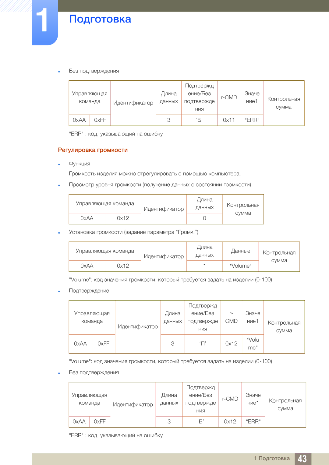 Samsung LH55MEBPLGC/EN manual Регулировка громкости, Cmd 